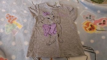 T-shirt Disney Marie des Aristochats 6 mois neuf