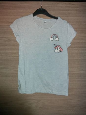 Tshirt unicorn zeeman taille 146/152 11/12 ans