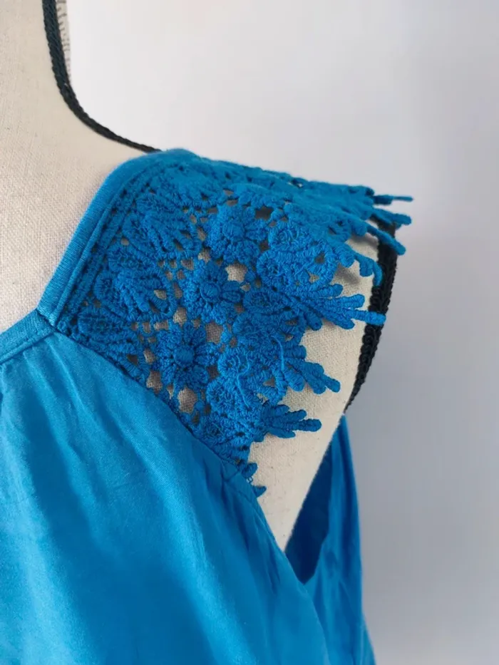 Haut fantaisie bleu - photo numéro 6