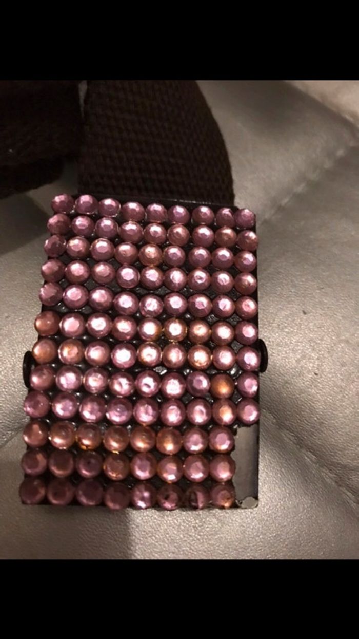 Ceinture boucle à strass - photo numéro 3