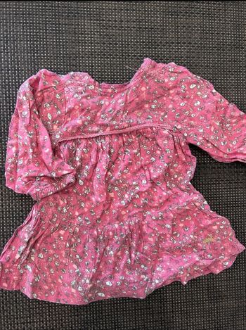 Petite robe légère fleurie bébé fille