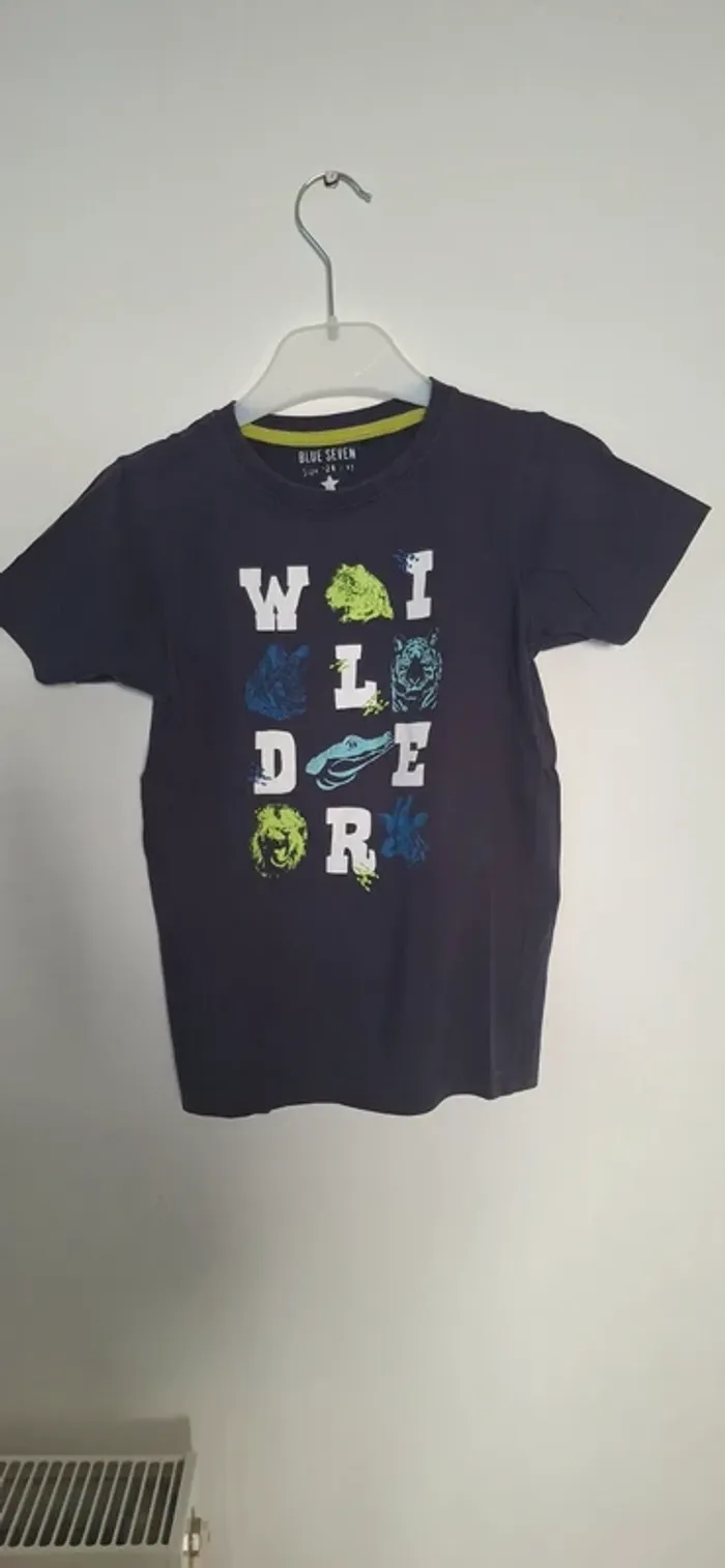 T-shirt enfant Blue Seven Taille 128 / 9Y  Modèle "Wilder"