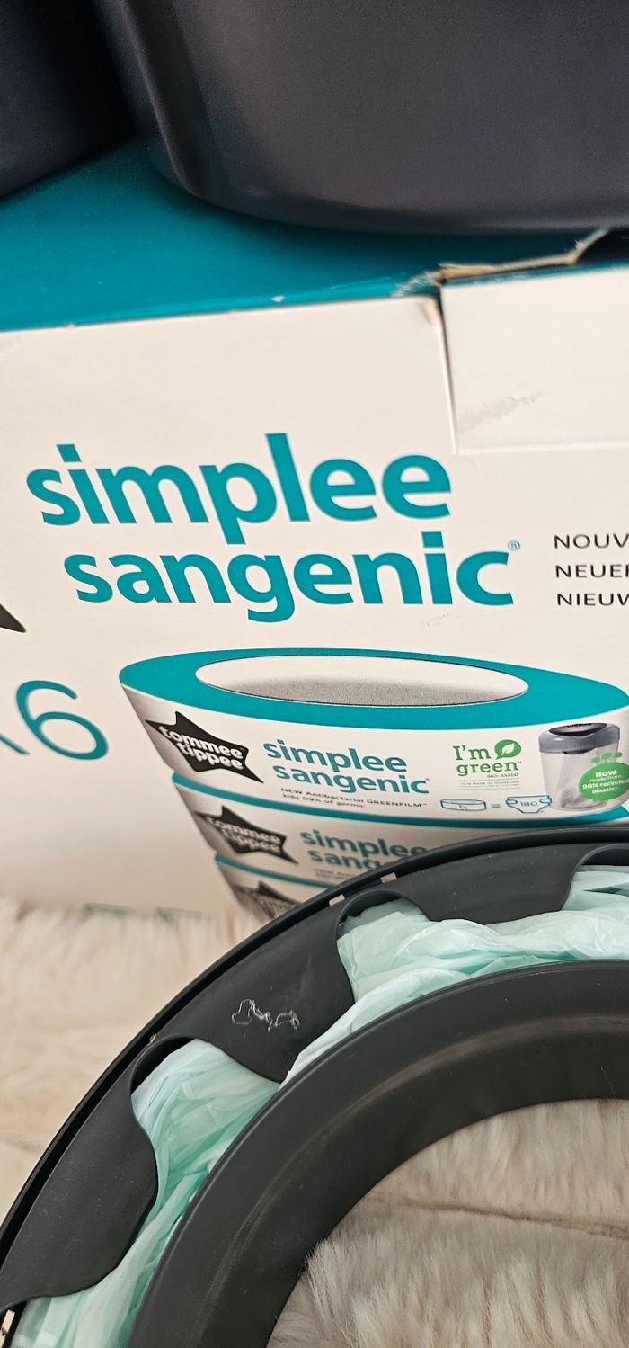 Lot de 7 recharges originales Simplee Sangenic Tommee Tippee neufs - photo numéro 7