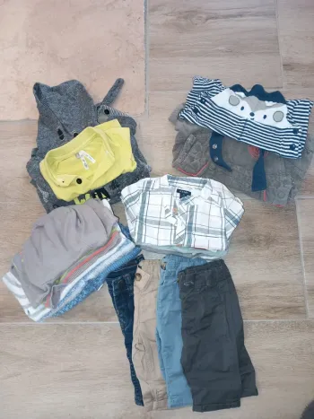 Lot 20 vêtements automne bébé garçon 1 mois