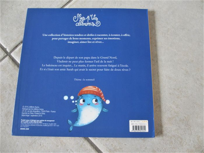 Livre enfant Vladimir ne veut pas dormir - Auzou - photo numéro 2