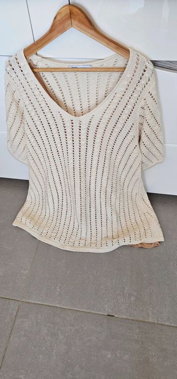 Robe tunique brodé Zara taille 42