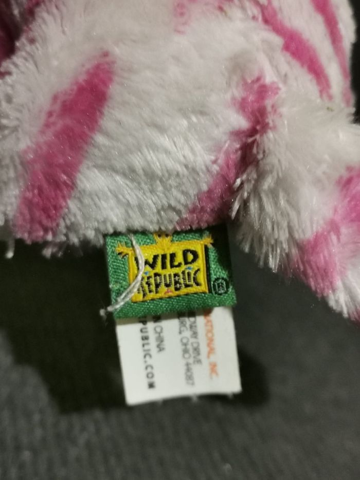 Peluche wild republic tigre rose - photo numéro 3