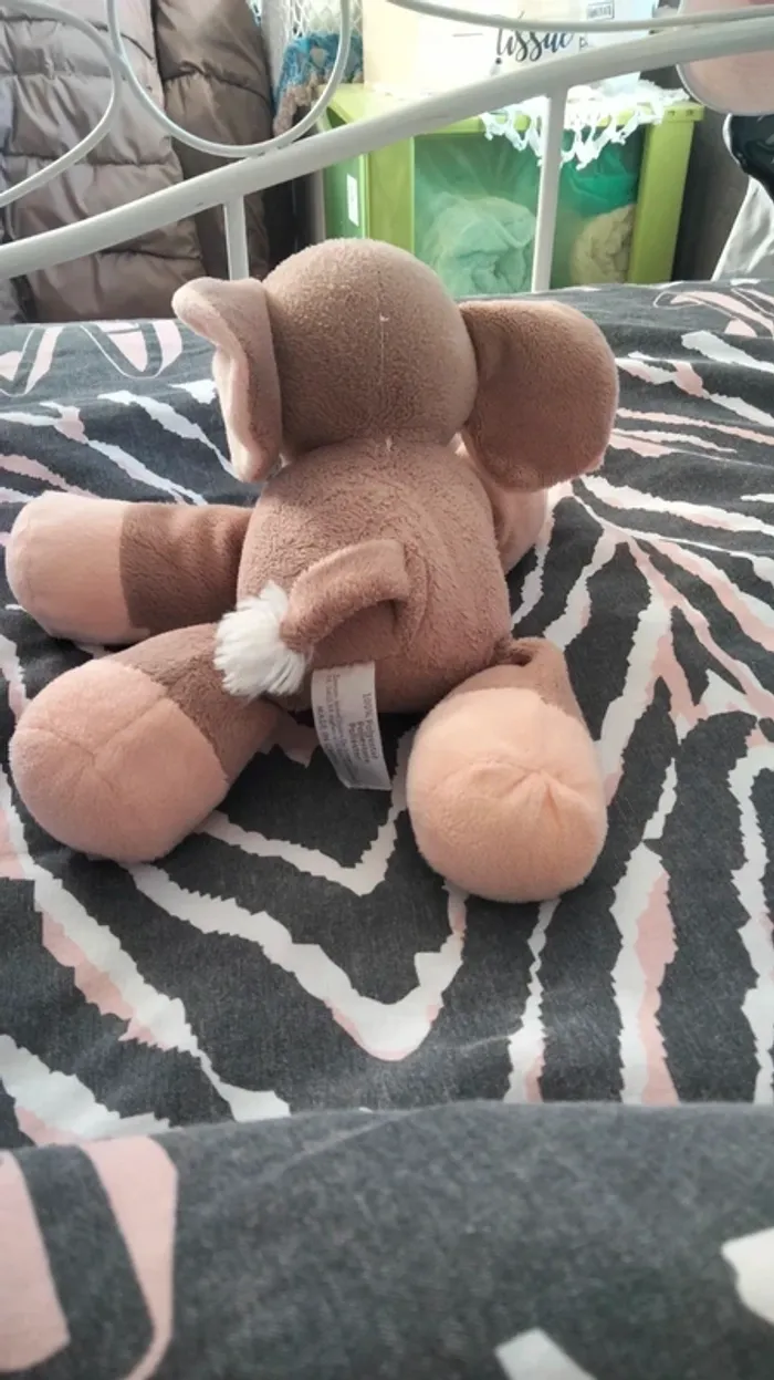 Peluche éléphants - photo numéro 3