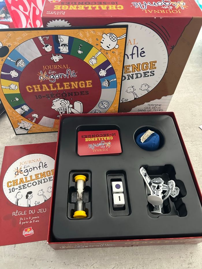 Jeu de société challenge le journal d’un dégonflé