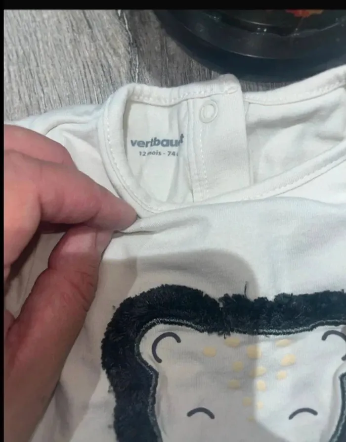 🦁 Body bébé blanc avec motif lion 🦁 - photo numéro 2