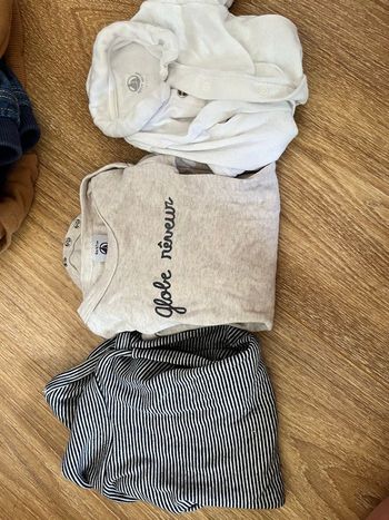 Lot body petit bateau 6mois