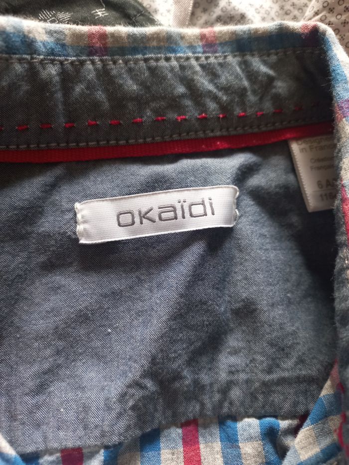 Lot chemise manches longues 6 ans - photo numéro 3