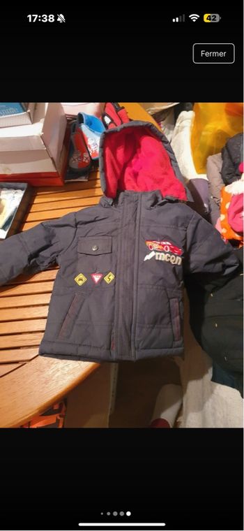 Manteau 12 mois Disney Cars