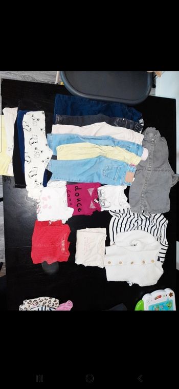 Lot vêtements fille 12mois