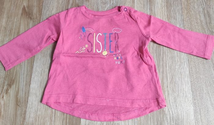 Lot 2 tee-shirts manches longues fille - photo numéro 2