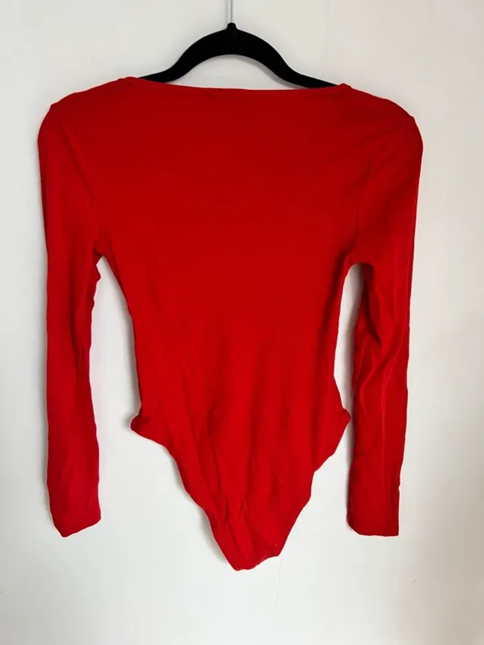 Bodie rouge femme taille S jennyfer - photo numéro 2