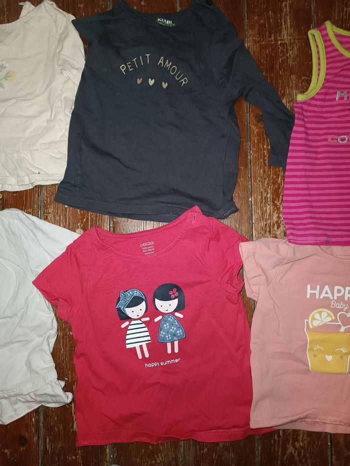 Lot tee shirt 6 mois - photo numéro 3