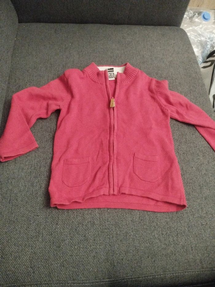Gilet zippé 86cm