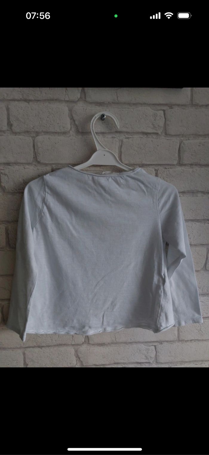 Tee shirt manches longues Mango taille 5 ans - photo numéro 3