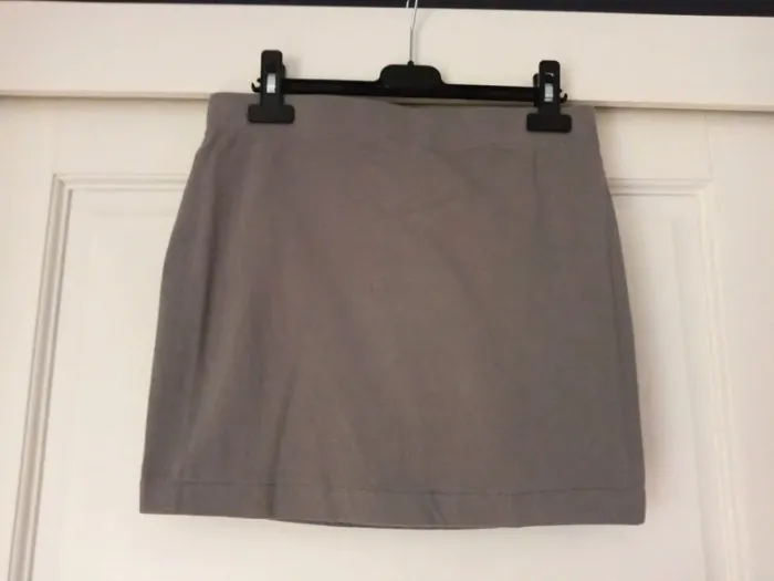 Jupe stretch grise 38