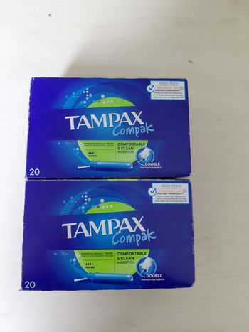 Tampons Tampax 