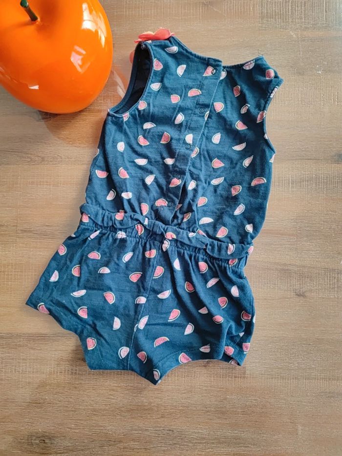Combishort fille marine 12 mois - photo numéro 5