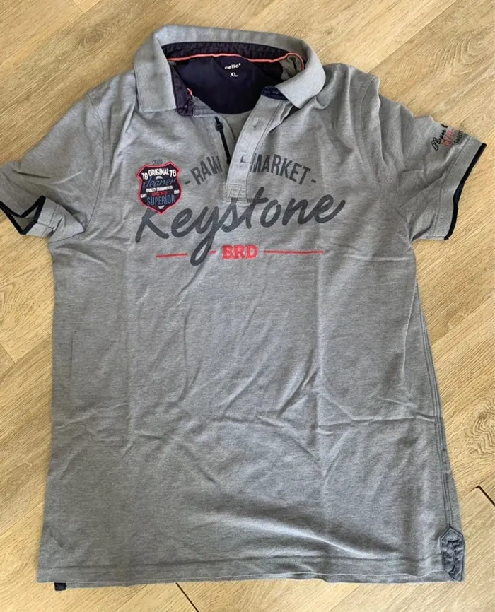 Polo gris Celio – Taille XL