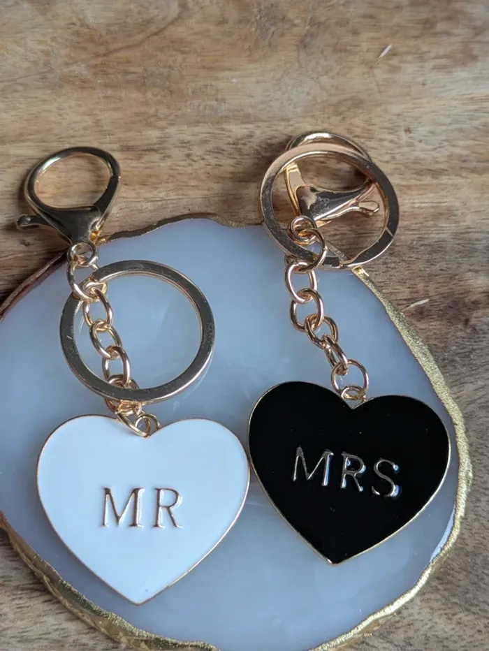 Porte clé idée Cadeau Mr et Mrs - photo numéro 4