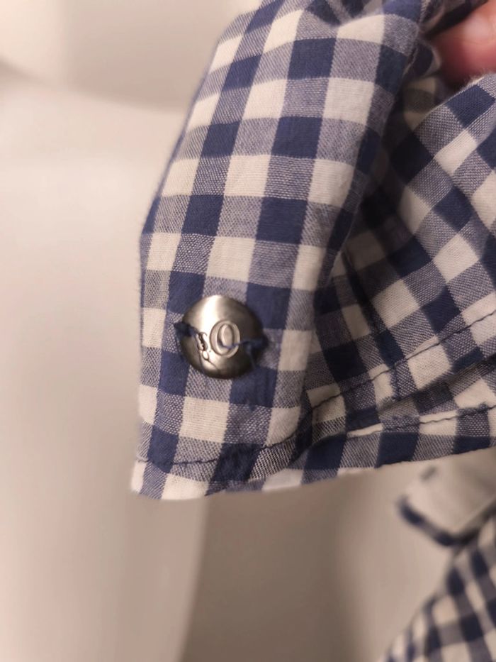Chemise S.Oliver Femme Taille 34 Bleu-blanc - photo numéro 7