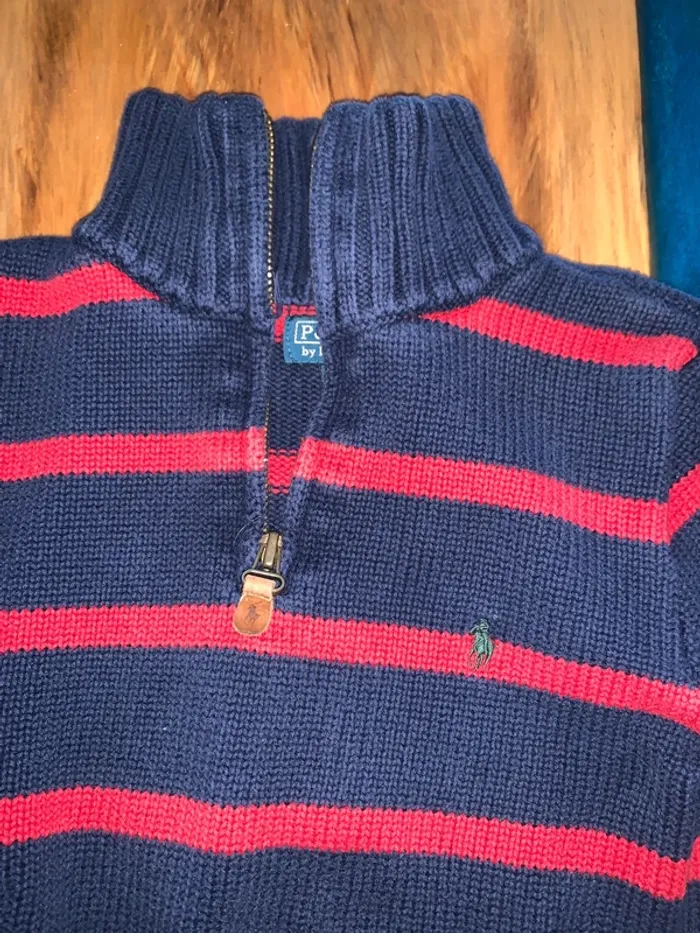 Pul col montant très chaud Ralph Lauren taille 7 ans - photo numéro 2
