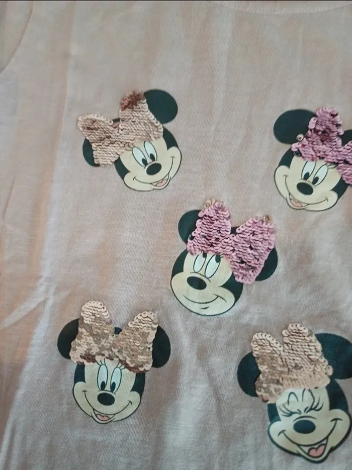 T-shirt rose Minnie 8 ans Orchestra - photo numéro 3