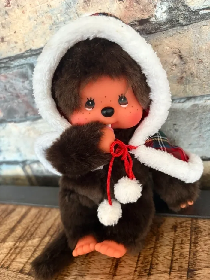 Peluche monchhichi hiver vintage - photo numéro 2