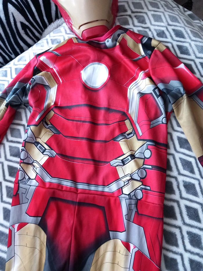 Déguisement iron man 8 10 ans - photo numéro 2
