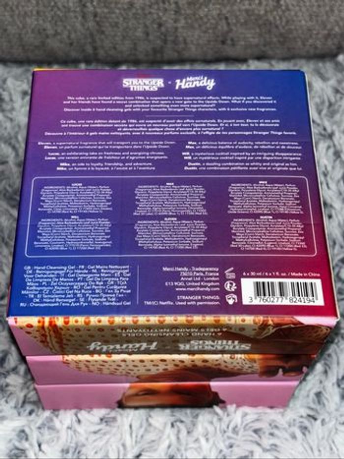 Coffret collector Merci Handy Stranger Things, gel nettoyant main merci handy, Neuf - photo numéro 4