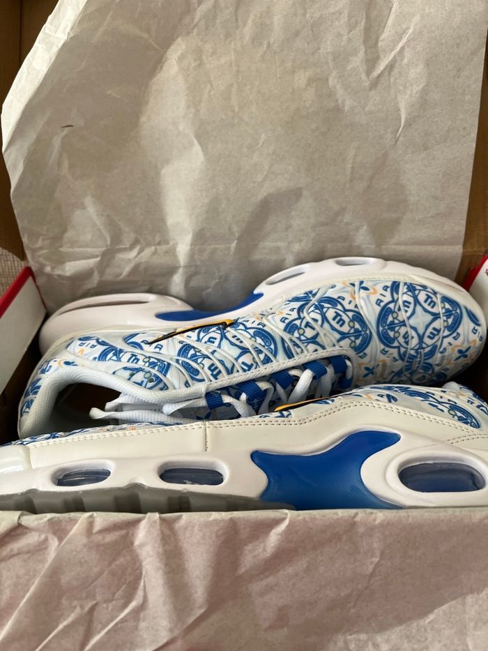 Tn Nike Lisboa blanc et bleu - photo numéro 6
