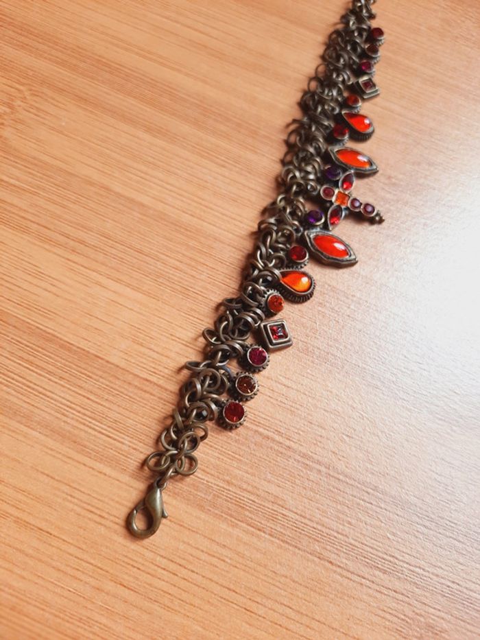 Bracelet métal breloque croix - photo numéro 3