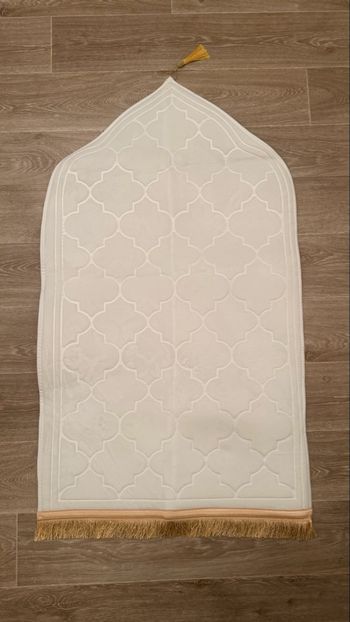 Tapis de prière blanc