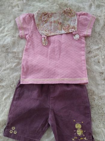 Ensemble été fille 6 mois- 68 cm