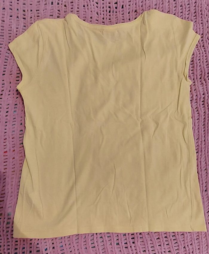 T shirt jaune - photo numéro 2