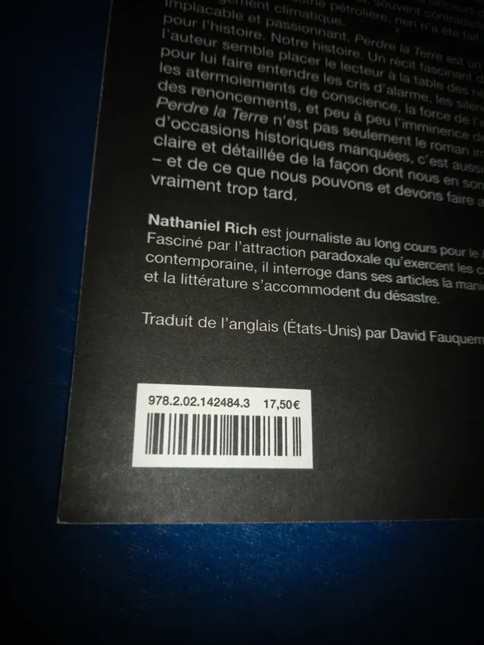 Livre perdre la terre - photo numéro 3