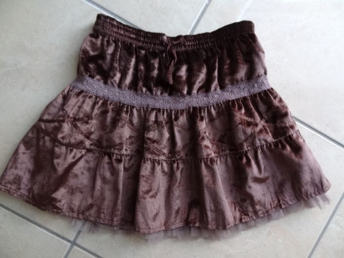Jupe velours Orchestra T 7 ans