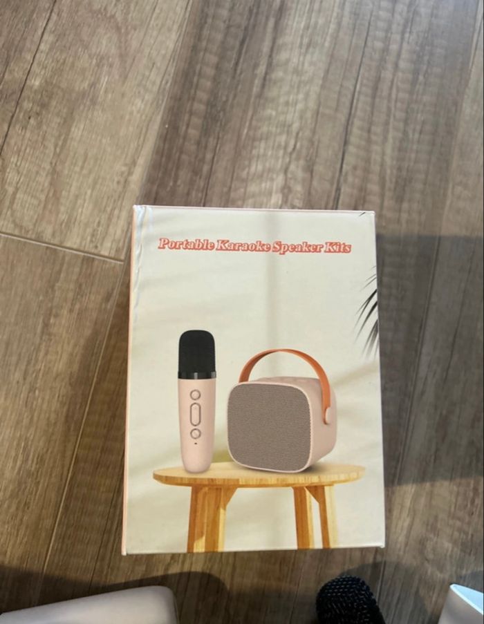 Karaoké 2 micros blanc NEUF - photo numéro 2