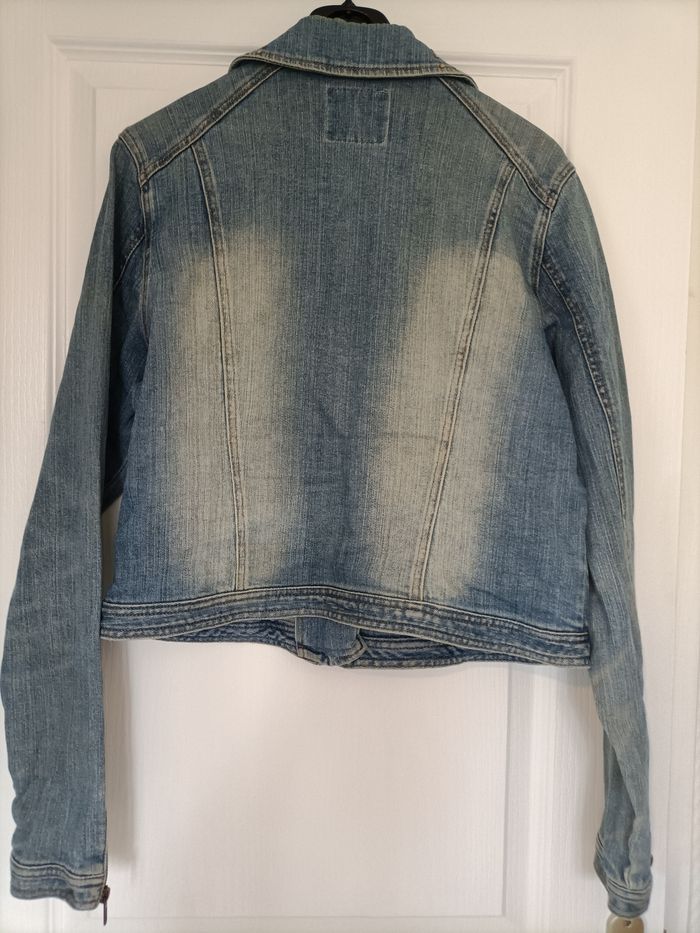 Veste perfecto Jean bleu Kiabi 42 - photo numéro 7