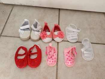 Lot chaussures bébé fille 0/3 mois