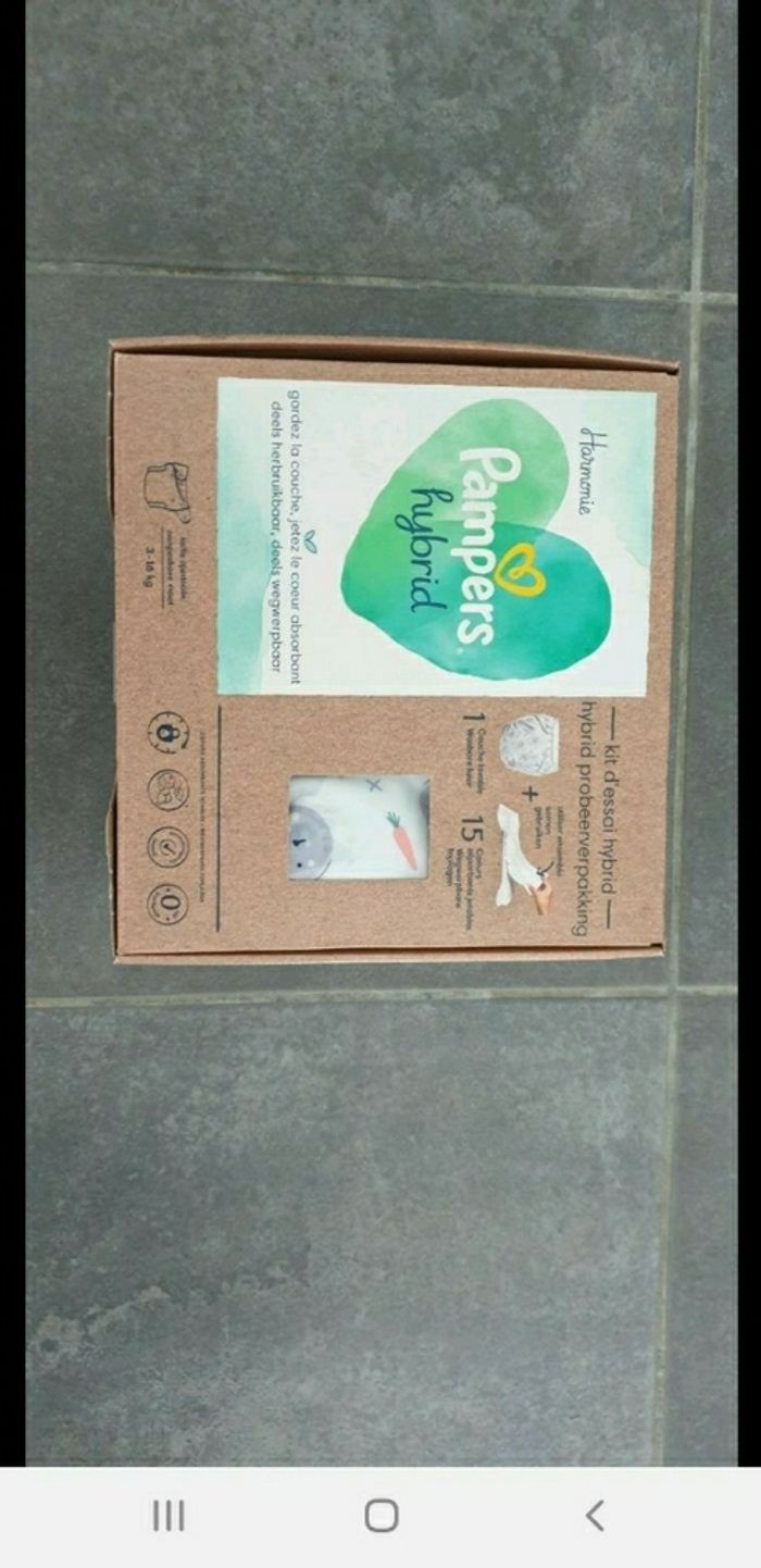 Couche hybrid pampers