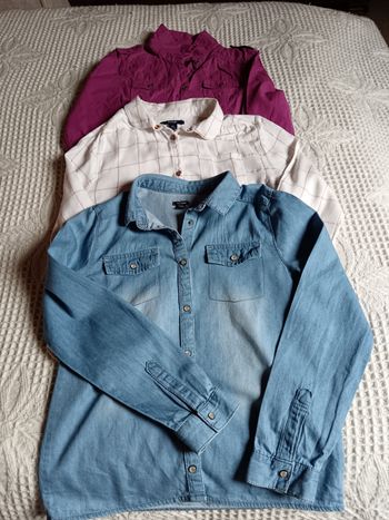 Lot de 3 chemisiers 10 ans