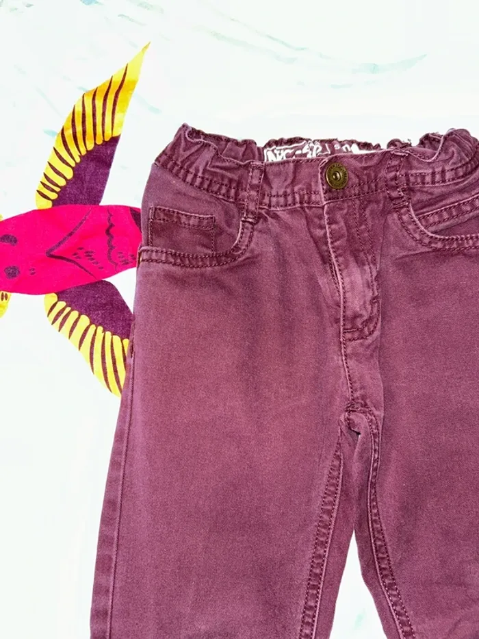 Pantalon violine inextenso - photo numéro 2