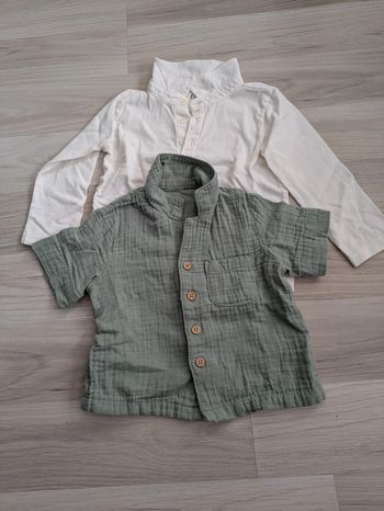 Chemisette et t-shirt manches longues garçon 9 12 mois