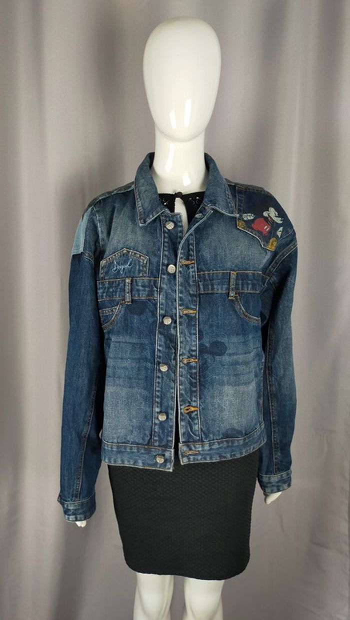 Veste en jean Desigual x Mickey – Édition Limitée – Taille L - photo numéro 5