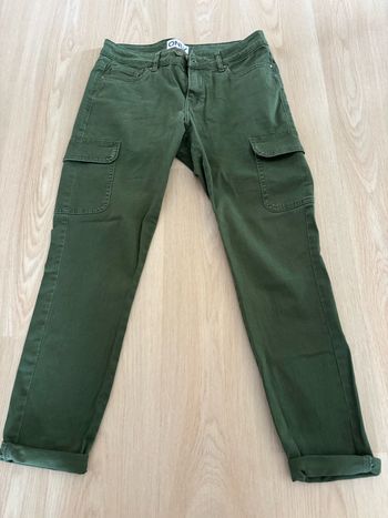 Pantalon cargot only kaki